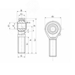Шарнирный наконечник POS12EC TECHNIX TECHNIX POS12ECTECHNIX