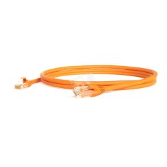 Патч-корд U/UTP категория 6 LSZH оранжевый (0.5м) Hyperline 230202