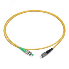 Шнур оптический simplex 10м FC/APC-FC/UPC 9/125 sm LSZH Cabeus FOP(s)-9-FC/APC-FC/UPC-10m