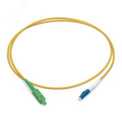 Шнур оптический simplex 10м SC/APC-LC/UPC 9/125 sm LSZH Cabeus FOP(s)-9-SC/APC-LC/UPC-10m