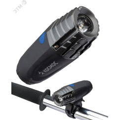 Фонарь велосипедный 1Вт LED/с коллиматорной линзой/3xAAА/ABS-пл/держатель-крепление, КОСМОС КОСМОС KOC402B