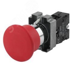 Кнопка управления LAY5-BC41''Грибок'' красная 1з ЭРА Б0045642