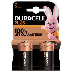 Элемент питания алкалиновый LR14-2BL PLUS 5014433 1,5v (2 шт. в блистере) Duracell Duracell Б0056038