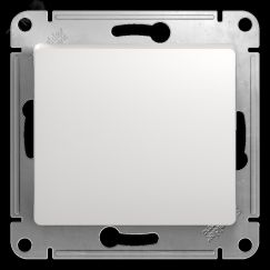 GLOSSA Кнопка нажимная в рамку белый схема 1 SE (Systeme) GSL000115