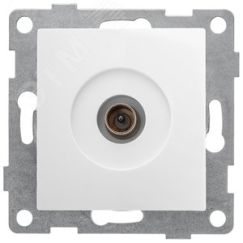 GUSI Bravo механизм антенной розетки, одинарной, скрытая  установка. Цвет  белый. GUSI Electric С10А1-001