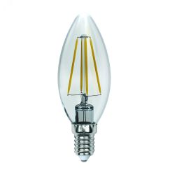 LED-C35-13W/3000K/E14/CL PLS02WH Лампа светодиод  ая. Форма свеча, прозрачная. Серия Sky. Теплый белый свет (3000К) Uniel UL-00005899