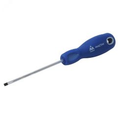 Отвертка шлицевая Slotted 3.0х75 мм держатель Мастак 040-30075H