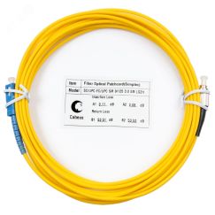 Шнур оптический simplex 7м SC-FC 9/125 sm LSZH Cabeus FOP(s)-9-SC-FC-7m