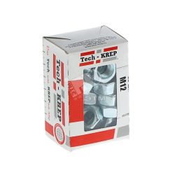Гайка DIN934 М12 шестигранная оцинкованная (30 шт) Tech-Krep 105250
