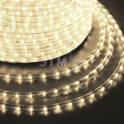Дюралайт LED, постоянное свечение 2 W - тёплый белый Эконом 24 LED/м, 100 м Neon-Night 121-126-4