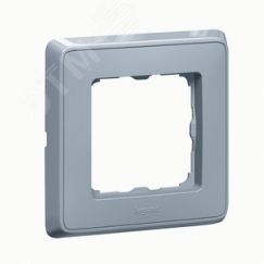 Cariva Рамка 1 пост жемчужно-серый LEGRAND 695966