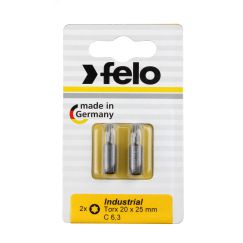 Бита Torx 20X25, серия Industrial, 2 шт в блистере Felo 02620036