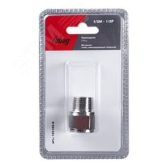 Переходник 1/2''M на 1/2''F блистер 1 шт Fubag 180184 B