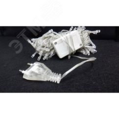 Гирлянда 80 LED, белый прозрачный шнур 8.8 м, 8 режимов КОСМОС KOC_GIR80LED_W