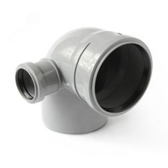 Отвод с выходом левый (полипропилен) 110x50/45град. PRO AQUA 10010545L