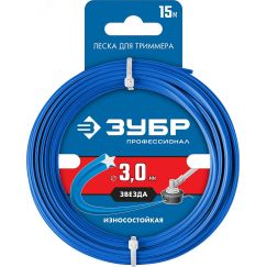 Леска для триммера ЗВЕЗДА 3.0 мм 15 м Профессионал ЗУБР 71020-3.0
