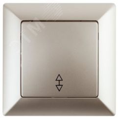 Переключатель, 10А-250В, СУ, Solo, шампань,4-103-04 ЭРА Б0043280
