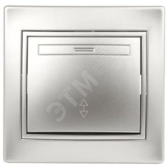 Переключатель, 10А-250В, СУ, Plano, алюминий,1-103-03 ЭРА Б0030038