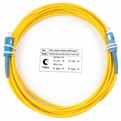 Шнур оптический simplex 5м SC-SC 9/125 sm LSZH Cabeus FOP(s)-9-SC-SC-5m