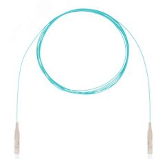Шнур оптический монтажный (пигтейл), LC-LC, OM3, нг(А)-HF, бирюзовый, 3,0 м Datarex DR-224024