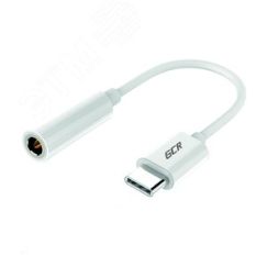 Переходник USB Type C на Jack 3.5 мм, белый Greenconnect GCR-52331