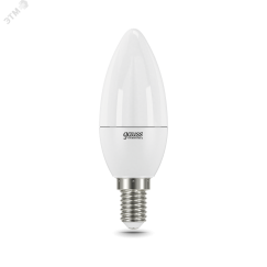 Лампа светодиодная LED 12 Вт 920 лм 4100К AC180-240В E14 свеча нейтральный  Elementary Gauss Gauss 33122