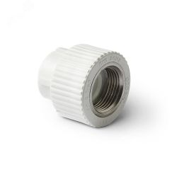 Муфта комбинированная ВР Белая  40-1 PRO AQUA PA22020