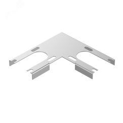 L-cоединение Mercury Mall IP54 комплект: 1шт RAL9003 белый муар Вартон V4-R0-00.0009.MIP-0002