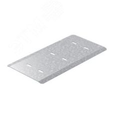 Протектор соединения лотков шириной 100 мм универсальный, толщ. 1,0 мм, гор. цинк OSTEC 332717