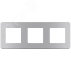 Рамка 3 поста INSPIRIA алюминий Daccord/Legrand 673952