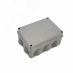 Коробка распред. 150х110х70 (10 муфт д32), крышка на винтах, IP55, ОП, серый GUSI Electric С3В1510