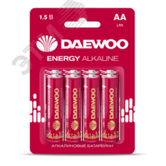Элемент питания LR03 (AAА) DAEWOO Energy Alkaline блистер, 8 шт. JazzWay 5031111