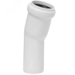 Отвод для бесшумной канализации 58x15 (50х15) град. PRO AQUA STPL1005815