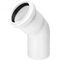 Отвод для бесшумной канализации 58x45 (50х45) град. PRO AQUA STPL1005845