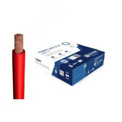 Провод монтажный TOPFLEX V-K H07V-K 1x4 (красный) TopCable 131R004.R100