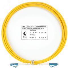 Шнур оптический simplex 3м LC-LC 9/125 sm LSZH Cabeus FOP(s)-9-LC-LC-3m