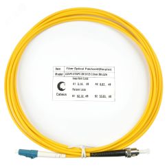 Шнур оптический simplex 3м LC-ST 9/125 sm LSZH Cabeus FOP(s)-9-LC-ST-3m