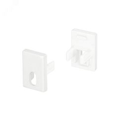 Заглушка SL-MINI-8-H12 WHITE с отверстием (пластик) Arlight 037528