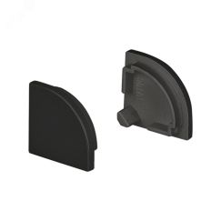 Заглушка SL-KANT-H16 ROUND BLACK глухая (, Пластик) Arlight 037516