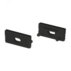 Заглушка SL-SLIM-H7 BLACK с отверстием (, Пластик) Arlight 037510