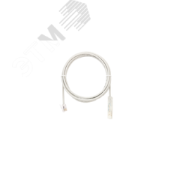 Патч-корд U/UTP 1 пара Кат.3 110-RJ11/6P4C USOC 7х0192мм LSZH серый 3м NIKOMAX/NIKOLAN NMC-PC1UC02T-030-C-GY