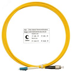 Шнур оптический simplex 2м LC-FC 9/125 sm LSZH Cabeus FOP(s)-9-LC-FC-2m