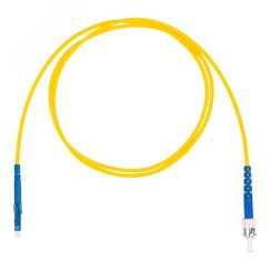 Шнур оптический коммутационный (патч-корд), LC-ST симплекс simplex OS2, нг(А)-HF, желтый, 1,0 м Datarex DR-220301