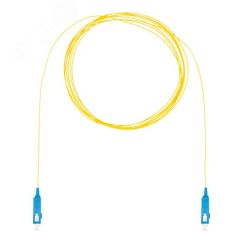 Шнур оптический монтажный (пигтейл), SC-SC, OS2, нг(А)-HF, желтый, 3,0 м Datarex DR-225104