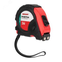 Рулетка измерительная прорезиненный корпус, магнитная , 3 м х 16 мм REXANT 12-9012