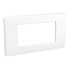 Рамка на 4 модуля, белая, RAL9010