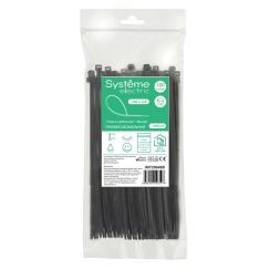 Стяжка кабельная MultiSet 200х4.8 Чёрная (100шт) SE (Systeme) IMT20048B