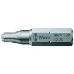 Бита 867/1 ZA SPAX T-STAR plus (TORX с цапфой) вязкая твердость хвостовик 1/4 C 6.3 TX 25 x 25 мм WERA WE-066083