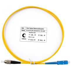 Шнур оптический simplex 1м SC-FC 9/125 sm LSZH Cabeus FOP(s)-9-SC-FC-1m