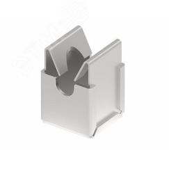 Держатель КЛИК безвинтовое исполнение со свободным креплением круглого проводника 8 мм. Материал - нержавеющая сталь. OSTEC 193140